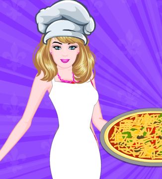Jeu Barbie cuisine pizza indienne