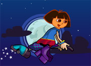Jeu Dora halloween la nuit