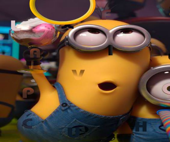 Jeu L alphabet cachee des minions