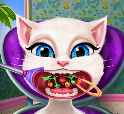 Jeu Angela probleme de bouche