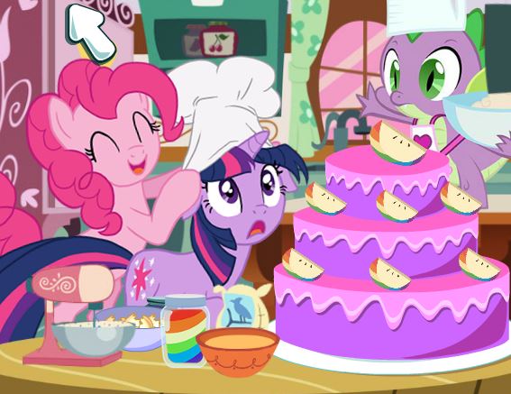 Jeu Mon petit poney gateau