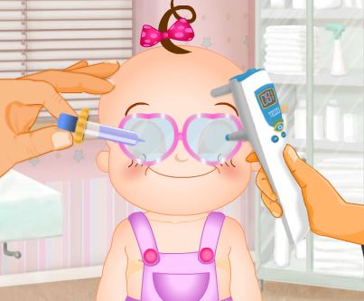 Jeu Bebe Rosy au docteur