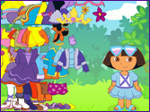 Jeu Habille Dora exploratrice