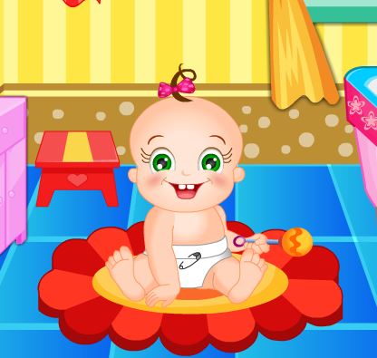 Jeu Decoration de la chambre de bebe Rosy