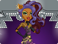 Jeu Clawdeen la louve sur le tapis noir