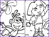 Jeu Coloriages Dora Babouche