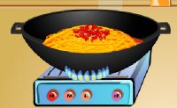 Jeu Cuisine thon et spaghetti