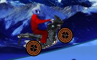 Jeu Moto sur route de ski