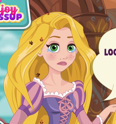 Jeu Raiponce soin pour cheveux