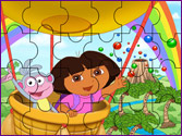 Jeu Puzzle Dora Babouche art en ciel
