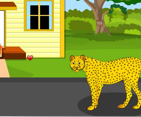 Jeu Evasion contre le leopard