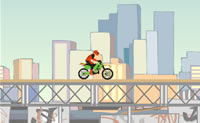 Jeu Moto cascade