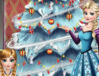 Jeu Noel pour les princesses des neiges