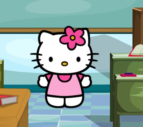Jeu Hello Kitty en classe