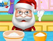 Jeu Pere Noel prepare des biscuits