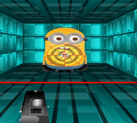 Jeu Vise et tire le minions