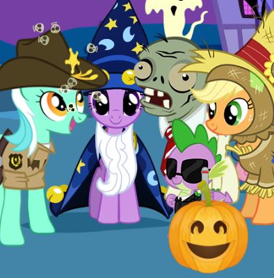 Jeu Mon petit poney a l halloween