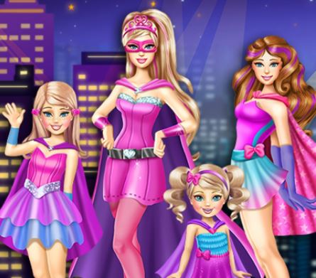 Jeu La famille super barbie