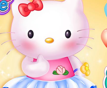 Jeu Preparation du bal de Hello Kitty