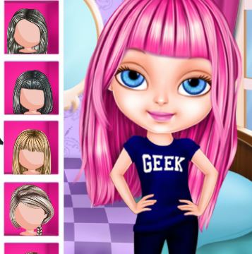 Jeu Bebe barbie style geek
