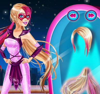 Jeu Super barbie contre princesse