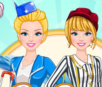 Jeu Barbie hotesse de l air