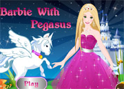 Jeu Barbie et sa licorne