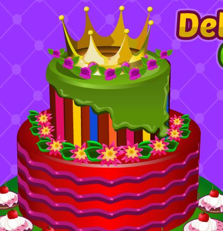 Jeu Decoration d un gateau royale