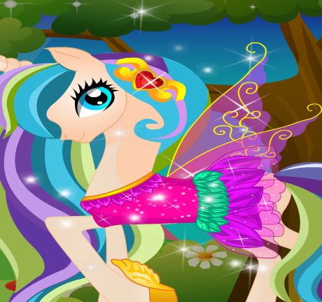 Jeu Soin pour le poney feerique