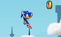 Jeu Sonic sur un nuage