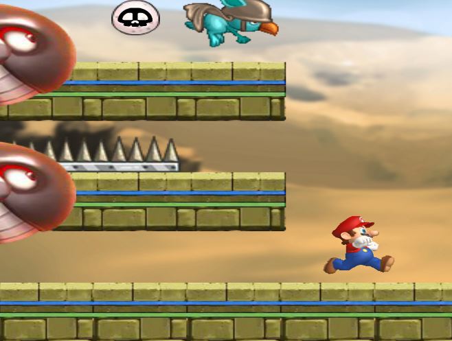 Jeu Mario en Egypte