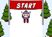 Jeu Course planche a neige