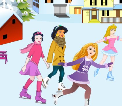 Jeu Decoration les princesses d hiver