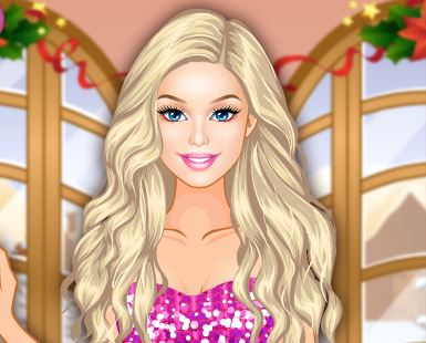 Jeu Barbie bal de Noel