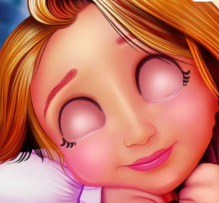 Jeu Raiponce bebe au spa