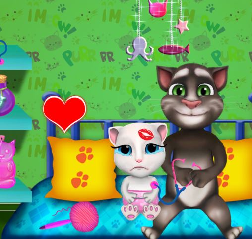 Jeu Papa Tom prend soin de sa fille