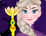 Jeu Decoration Halloween avec Elsa 