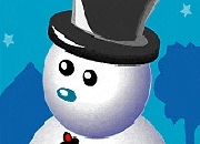 Jeu Habille le bonhomme de neige Noel