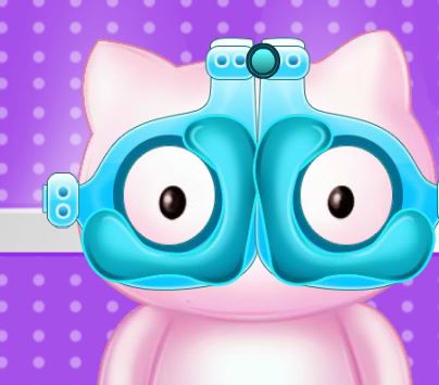 Jeu Soins des yeux pour Hello Kitty