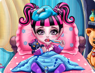Jeu Bebe Draculaura est malade