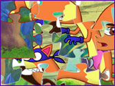 Jeu Puzzle Swipper et Dora