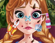 Jeu Anna est blessee