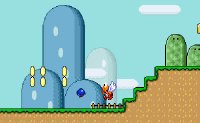 Jeu Sonic dans le monde mario 2