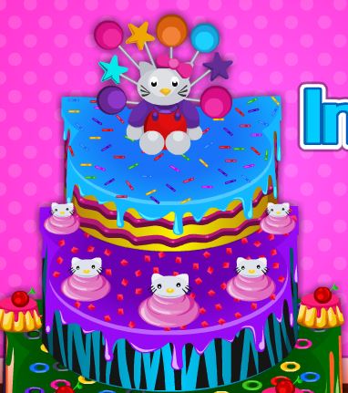 Jeu Gateau de Hello Kitty