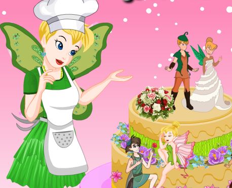 Jeu Gateau avec la fee clochette