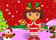 Jeu Dora Noel Habillage