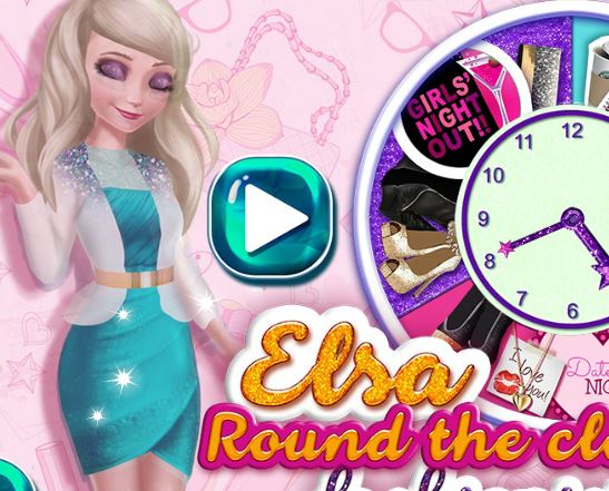 Jeu Elsa l horloge de la mode