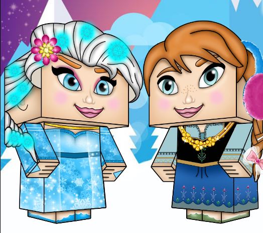 Jeu La reine des neiges version Minecraft