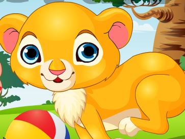 Jeu Petit lion joue