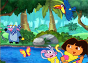 Jeu Dora et Babouche puzzle